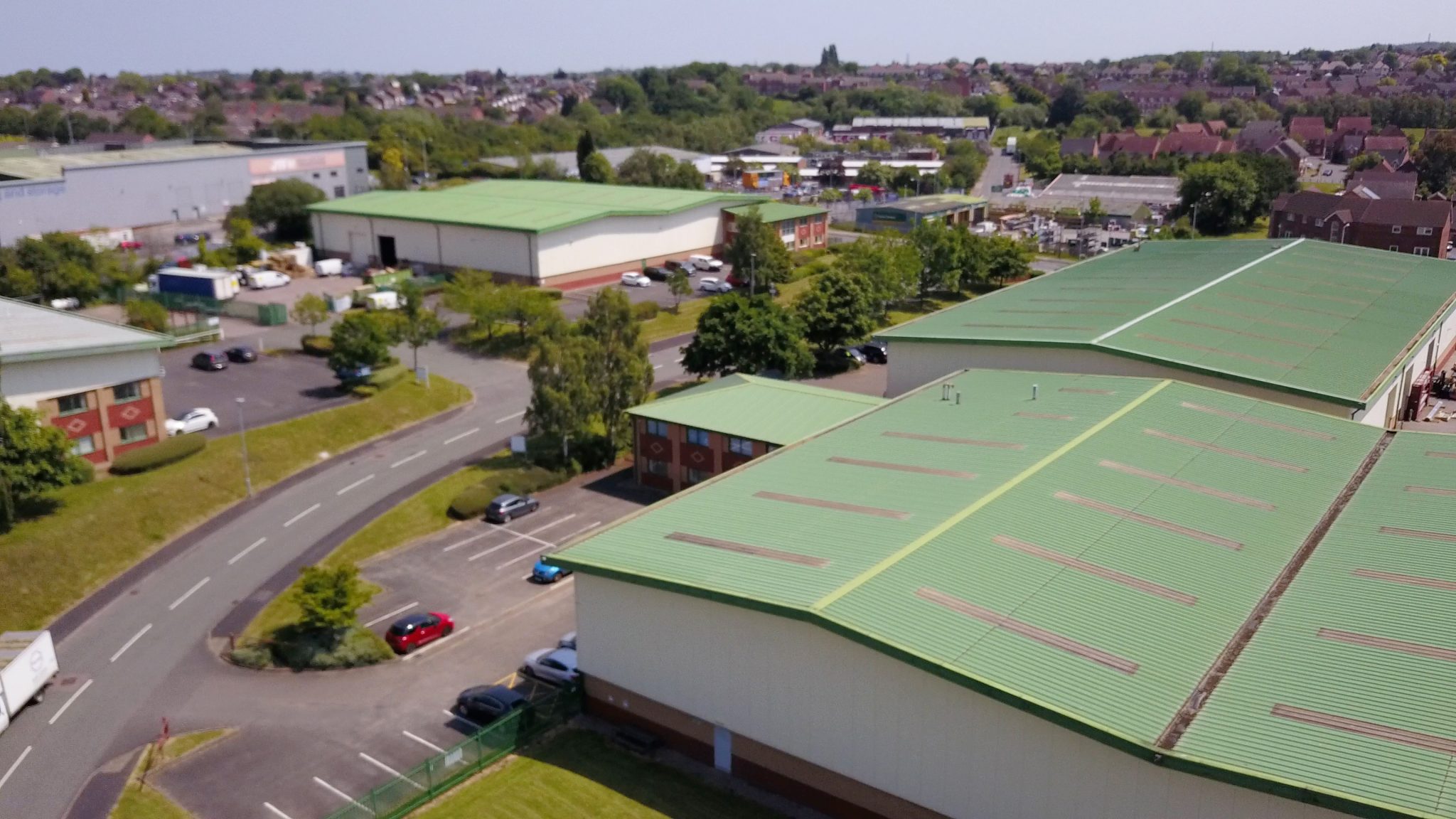Tame Park aerial shot