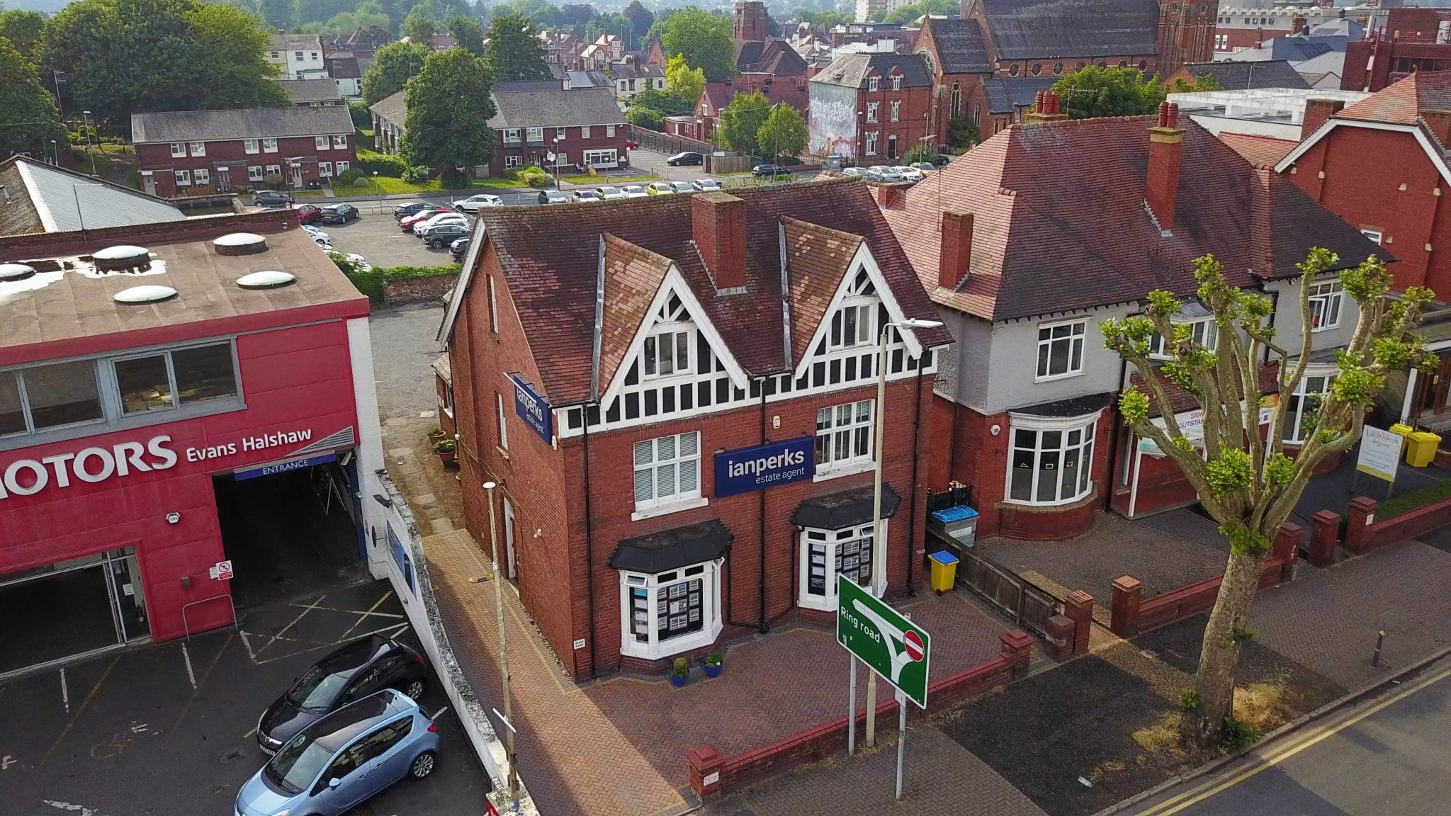 Ian Perks Hagley Road Aerial Shot